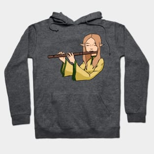 Elf Playing the Flute Hoodie